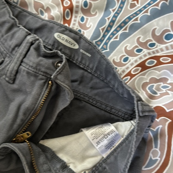 Old navy straight leg grey jeans size 7 slim - Picture 3 of 4